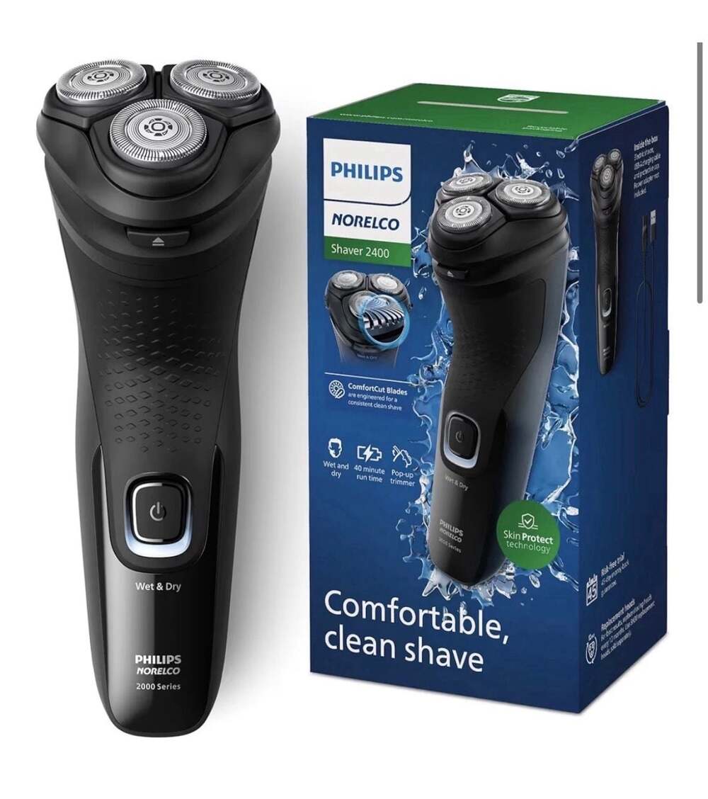 Philips Norelco 2400 Series Wet & Dry Rechargeable Electric Shaver open box FAST